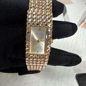 Gold Crystal Women's Watch